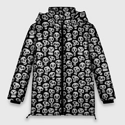 Женская зимняя куртка Funny skulls