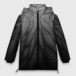 Женская зимняя куртка Коллекция Rays Лучи Черный Абстракция 661-11-w1