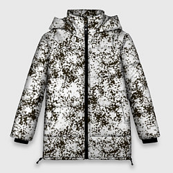 Куртка зимняя женская Зимний Камуфляж цифра, цвет: 3D-черный