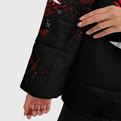 Куртка зимняя женская SAMURAI CYBERPUNK 2077 LOGO, цвет: 3D-черный — фото 2
