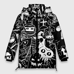 Куртка зимняя женская Monster & Cat, цвет: 3D-черный