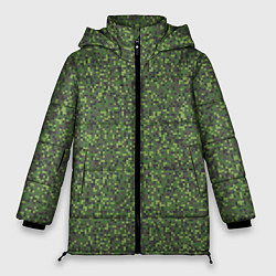 Женская зимняя куртка Военный Камуфляж Цифра