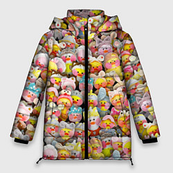 Куртка зимняя женская Уточки Лалафанфан, цвет: 3D-светло-серый