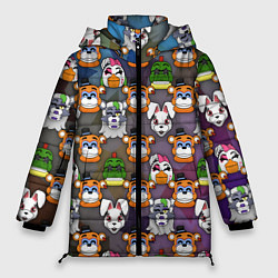 Куртка зимняя женская Фредди, Рокси, Ванни, Чика и Монтгомери, цвет: 3D-черный