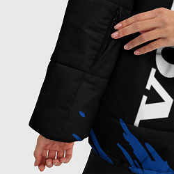 Куртка зимняя женская Volvo - Texture, цвет: 3D-светло-серый — фото 2