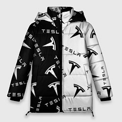 Женская зимняя куртка Tesla Black & White