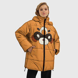 Куртка зимняя женская Genshin Impact - Гоба, цвет: 3D-красный — фото 2