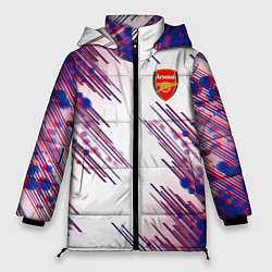 Куртка зимняя женская Arsenal mikel arteta, цвет: 3D-красный