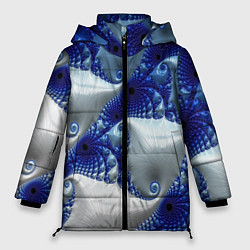 Женская зимняя куртка Абстрактные морские ракушки