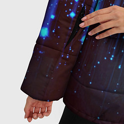 Куртка зимняя женская Звездопад Звёздный дождь, цвет: 3D-светло-серый — фото 2