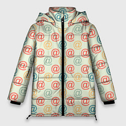Куртка зимняя женская E-mail почта, цвет: 3D-красный