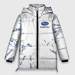 Женская зимняя куртка Subaru субару Паттерн