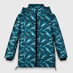 Женская зимняя куртка Воблеры рыбки