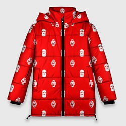 Куртка зимняя женская Узор Mono Red Dope Camo Dope Street Market, цвет: 3D-черный