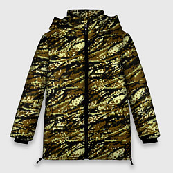 Куртка зимняя женская Цифровой Охотничий Камуфляж, цвет: 3D-черный
