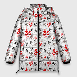 Женская зимняя куртка Мантра ОМ АУМ