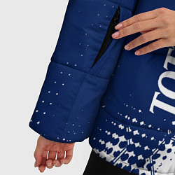 Куртка зимняя женская TOTTENHAM HOTSPUR Тоттенхэм, цвет: 3D-светло-серый — фото 2