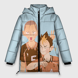 Куртка зимняя женская Рюноскэ и Ю, цвет: 3D-светло-серый