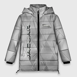 Куртка зимняя женская JAGUR геометрические фигуры, цвет: 3D-светло-серый