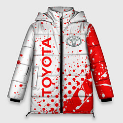 Женская зимняя куртка Toyota брызги