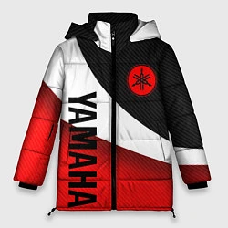 Куртка зимняя женская ЯМАХА - СПОРТИВНЫЙ КАРБОН, цвет: 3D-красный