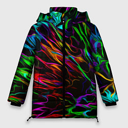 Куртка зимняя женская Neon pattern Vanguard, цвет: 3D-светло-серый