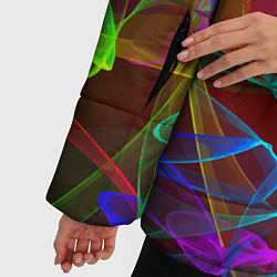 Куртка зимняя женская Color neon pattern Vanguard, цвет: 3D-красный — фото 2