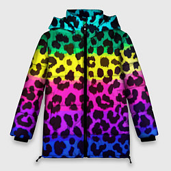 Женская зимняя куртка Leopard Pattern Neon