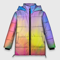 Женская зимняя куртка Красочный неон
