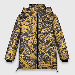 Куртка зимняя женская Простые карандаши, цвет: 3D-светло-серый