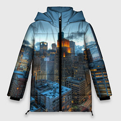 Куртка зимняя женская Городские будни, цвет: 3D-черный