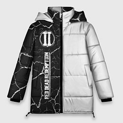 Куртка зимняя женская RDR 2 Графика По вертикали, цвет: 3D-черный