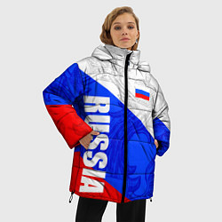 Куртка зимняя женская RUSSIA - SPORTWEAR - ТРИКОЛОР, цвет: 3D-красный — фото 2