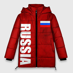 Куртка зимняя женская RUSSIA - RED EDITION - SPORTWEAR, цвет: 3D-красный