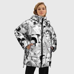 Куртка зимняя женская Nana pattern, цвет: 3D-светло-серый — фото 2