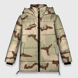 Женская зимняя куртка Камуфляж American 3Color Desert PE