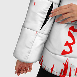 Куртка зимняя женская Wu-Tang Clan ву танг клан, цвет: 3D-красный — фото 2