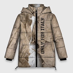 Женская зимняя куртка Только для Италии Мешковина Рваньё Only for Italy