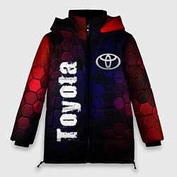 Женская зимняя куртка ТОЙОТА Toyota Графика