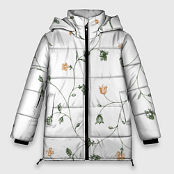 Куртка зимняя женская Весенний вьюн, цвет: 3D-красный