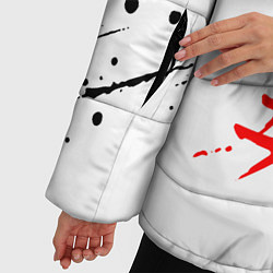 Куртка зимняя женская Berserk ЧЁРНАЯ МАСКА, цвет: 3D-красный — фото 2