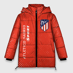 Куртка зимняя женская АТЛЕТИКО Atletico Madrid Sport Гранж, цвет: 3D-красный