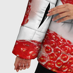 Куртка зимняя женская Strawberries, цвет: 3D-красный — фото 2