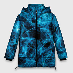 Куртка зимняя женская ДЫМЧАТАЯ ПАУТИНКА, цвет: 3D-черный