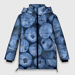 Женская зимняя куртка Голубика - фон