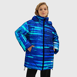 Куртка зимняя женская BLUE STRIPES, цвет: 3D-светло-серый — фото 2