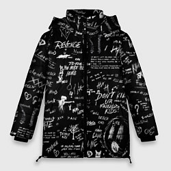 Куртка зимняя женская XXXTENTACION LOGOBOMBING, цвет: 3D-светло-серый