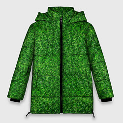 Куртка зимняя женская ЗЕЛЕНЫЙ ГАЗОН, цвет: 3D-светло-серый