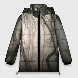 Женская зимняя куртка Лес Туман