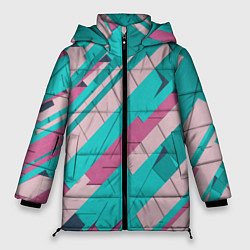 Куртка зимняя женская Striped, цвет: 3D-светло-серый